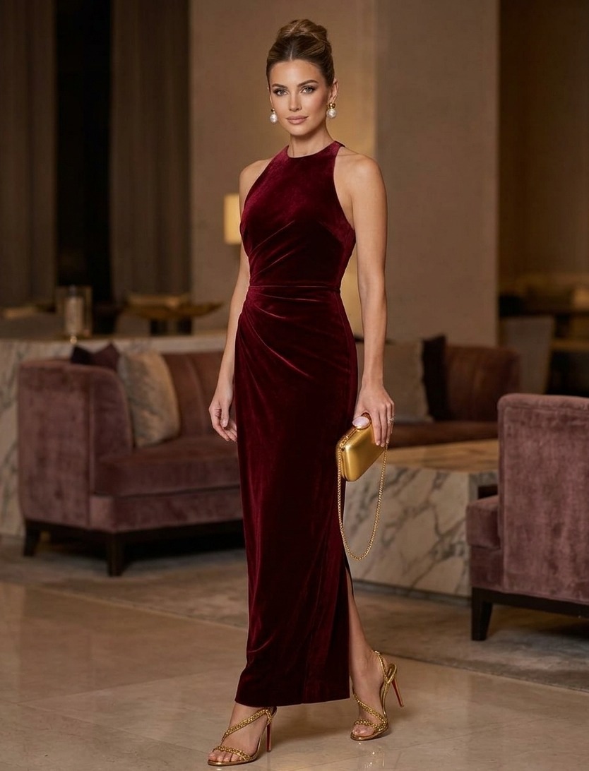 Crimson Velvet & Gold