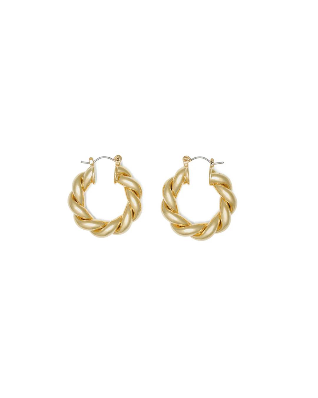 Shabella Croissant Hoop Earrings
